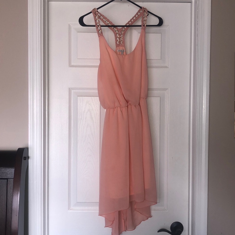 Peach dress